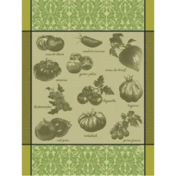 Paño de cocina de algodón Tomates Le Jacquard Français