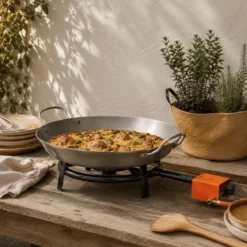 Para los amantes de la paella: Paellera Carbone Plus y Paellero de gas Ilsa