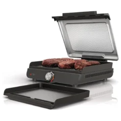Parrilla y plancha de interior 2 en 1 Sizzle Ninja®