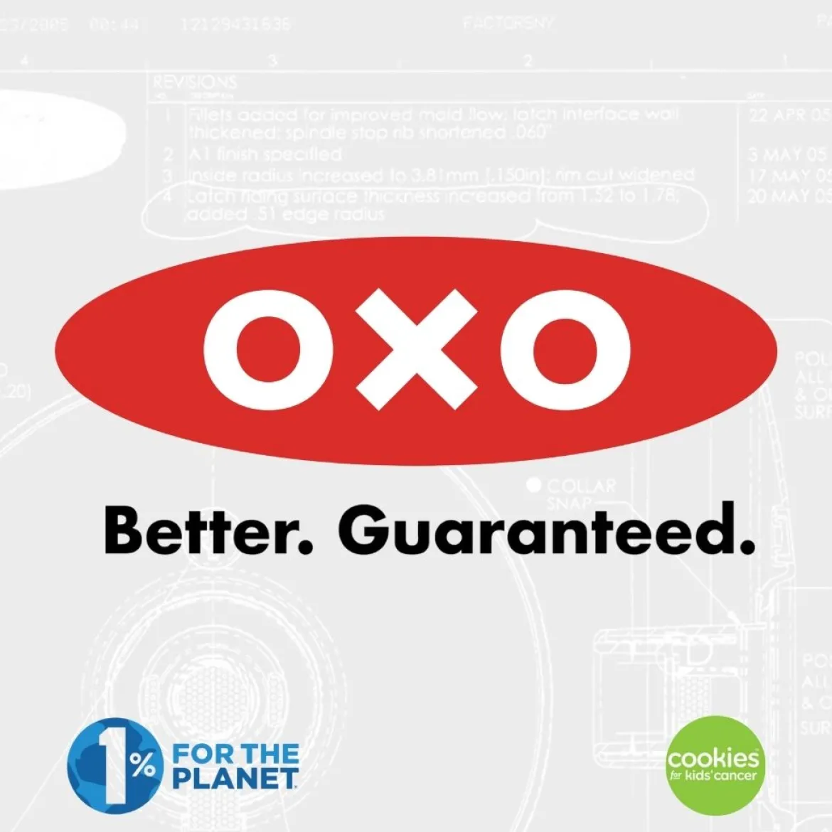 Pinzas de nylon con cierre SoftWorks OXO
