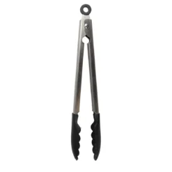 Pinzas de silicona negras KitchenAid