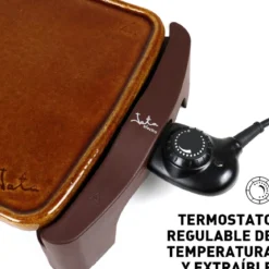 Plancha eléctrica de asar de terracota Jata