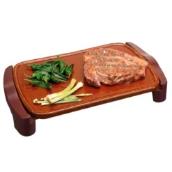 Plancha eléctrica de asar de terracota Jata