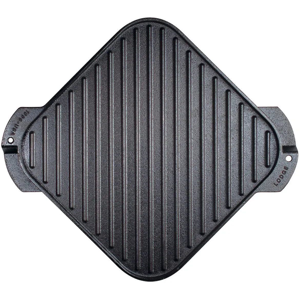 Plancha grill cuadrada reversible de hierro Lodge