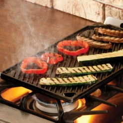 Plancha grill XL Rectangular y Reversible de hierro Lodge