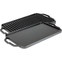 Plancha grill XXL reversible de hierro Chef Lodge