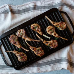 Plancha grill XXL reversible de hierro Chef Lodge