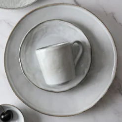 Plato de cena de gres Organic Collection