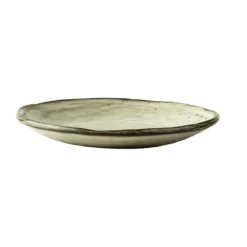 Plato de postre de gres Organic Collection