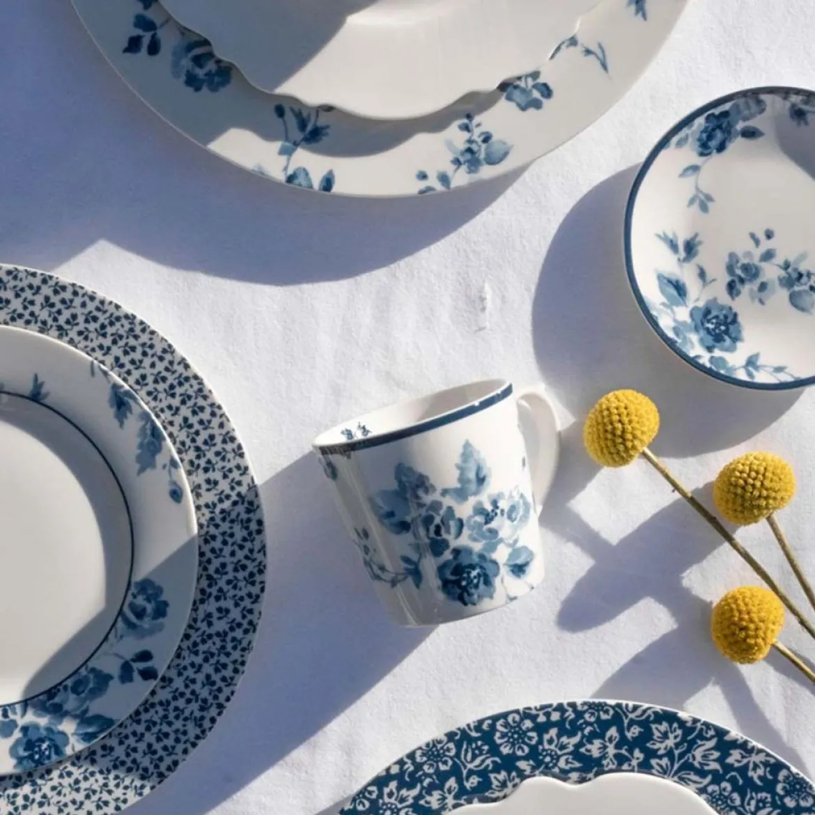 Platos para tazas Laura Ashley