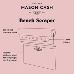Rasqueta de repostería 4 en 1 para cocina Mason Cash