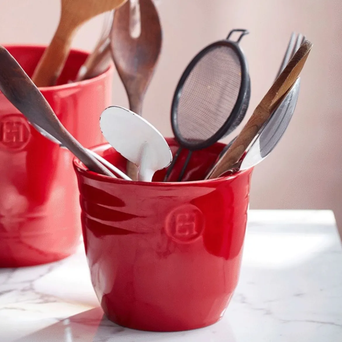 Recipiente cerámico para utensilios de cocina Emile Henry