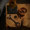 Recipiente con tapa de madera de olivo Selbrae