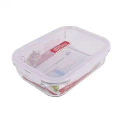 Recipientes de cristal rectangular con tapa Lock&Lock