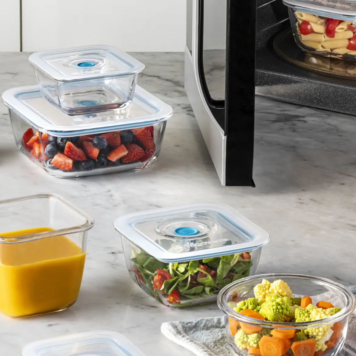 Recipientes de vidrio con tapa hermética Frigoverre Smart Bormioli Rocco