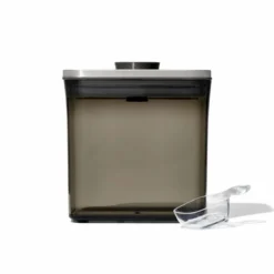 Recipiente tintado para café con tapa de acero y cuchara POP 2.0 STEEL OXO