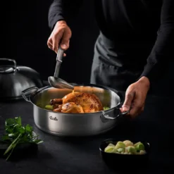 Rustidera de acero inoxidable con tapa Original-Profi Collection® Fissler