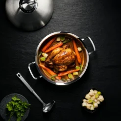Rustidera de acero inoxidable con tapa Original-Profi Collection® Fissler