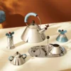 Salero Becco Blu de acero inoxidable Alessi