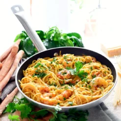Sartén Antiadherente Chef con exterior inox Monix