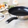 Sartén antiadherente con exterior de acero inox Antistick Bra