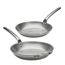 Sartén de hierro Carbone Plus con mango de acero inox Pro De Buyer