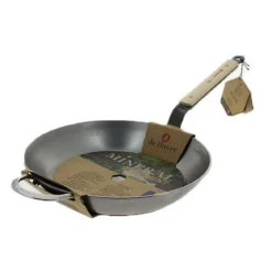 Sartén hierro mineral B con mango de haya De Buyer