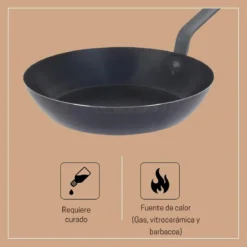Sartén ovalada de hierro Carbone Plus De Buyer