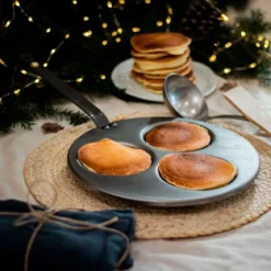 Sartén para 3 blinis hierro Mineral B De Buyer