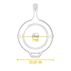 Sartén redonda de hierro Skillet Chef Collection Lodge