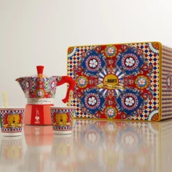 Set cafetera italiana Moka Dolce&Gabanna Bialetti
