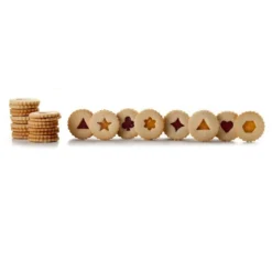 Set 8 cortadores de galletas Linzer de Ibili