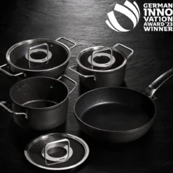 Set de cacerola con tapa y cazo Adamant® Fissler