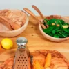 Set de 2 cubiertos para la ensalada de madera de olivo Selbrae