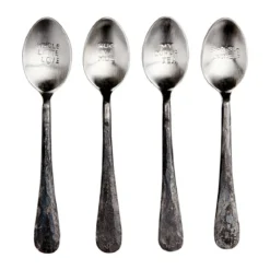 Set de 4 cucharas de café y postre Odin de Affari of Sweden