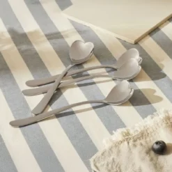 Set de 4 cucharas para helado Big Love Alessi