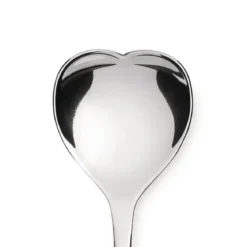 Set de 4 cucharillas de café con forma de corazón Love Caffe Alessi