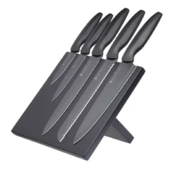 Set de 5 cuchillos con soporte imantado Agudo MasterClass KitchenCraft