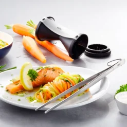 Set de espiralizador SPIRELLI® + pinzas de cocina SOCO Gefu