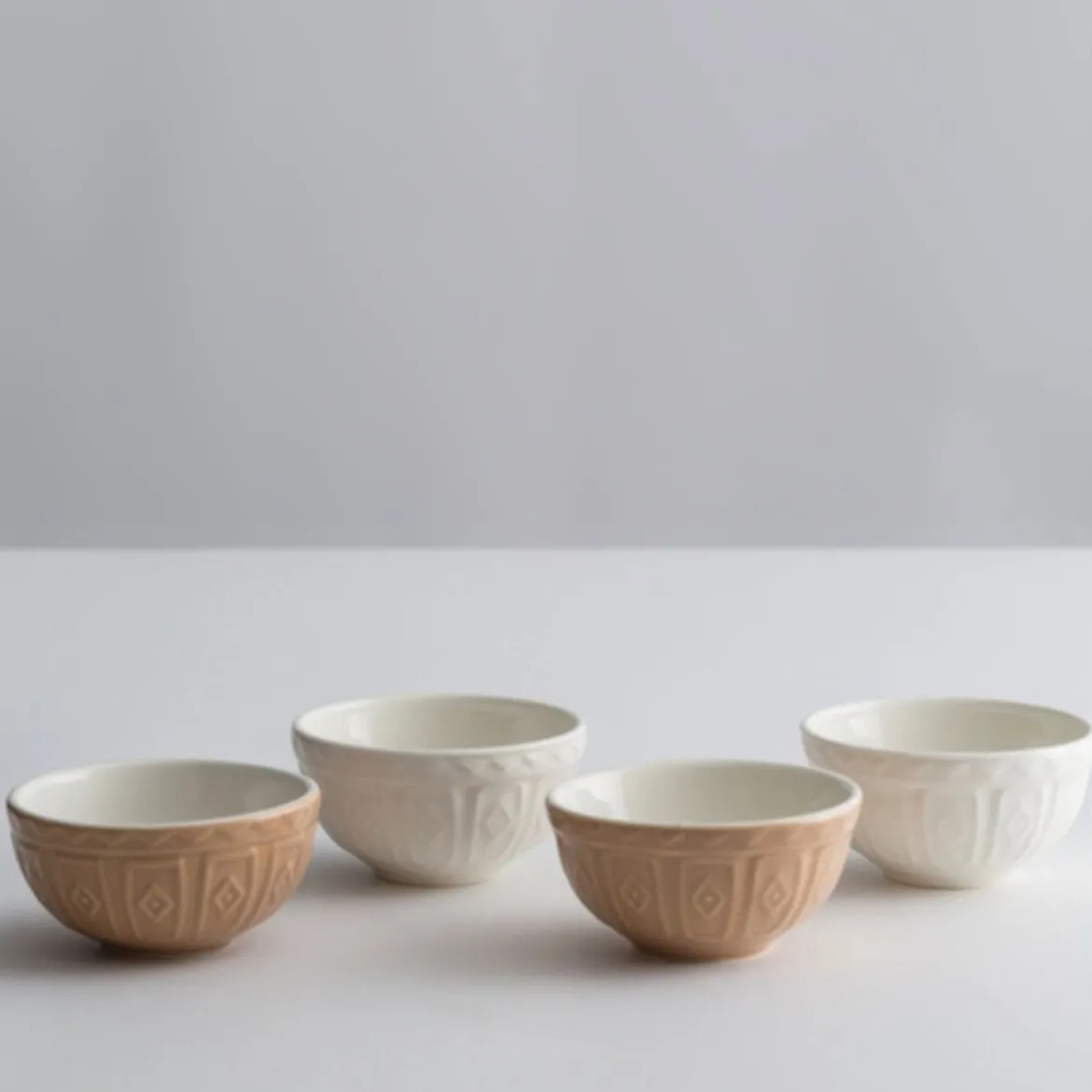 Set de 4 mini boles de gres Caña Mason Cash