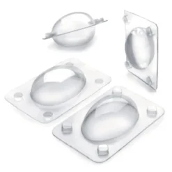 Set de 3 moldes para huevos de chocolate 3D Ibili