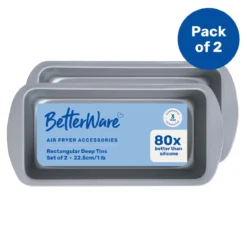 Set de 2 moldes rectangulares para freidora de aire y horno Wham® Cook