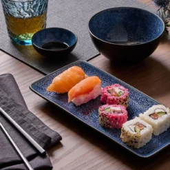 Set de 8 piezas de porcelana para Sushi Tognana