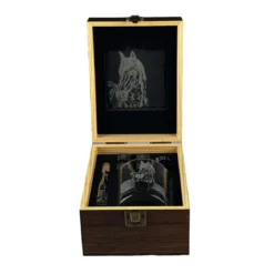 Set de 5 piezas para whisky y licores con caja de madera Selbrae