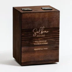 Set de 5 piezas para whisky y licores con caja de madera Selbrae