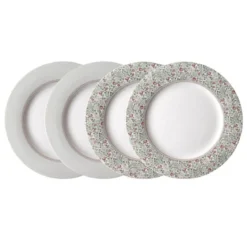 Set de platos de porcelana Wild Clematis Laura Ashley