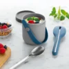 Set de recipiente dual con cubertería de 3 piezas y funda de silicona Berghoff