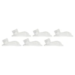 Set de 6 reposa cuchillos de porcelana Fattoria La Porcellana Bianca
