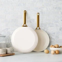 Set de 2 sartenes cerámicas Padova Cream White GreenPan