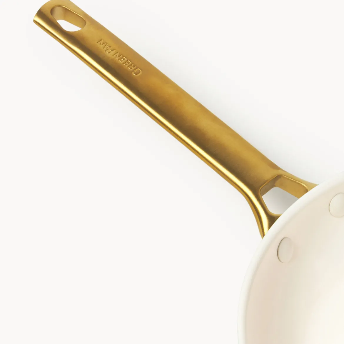 Set de 2 sartenes cerámicas Padova Cream White GreenPan